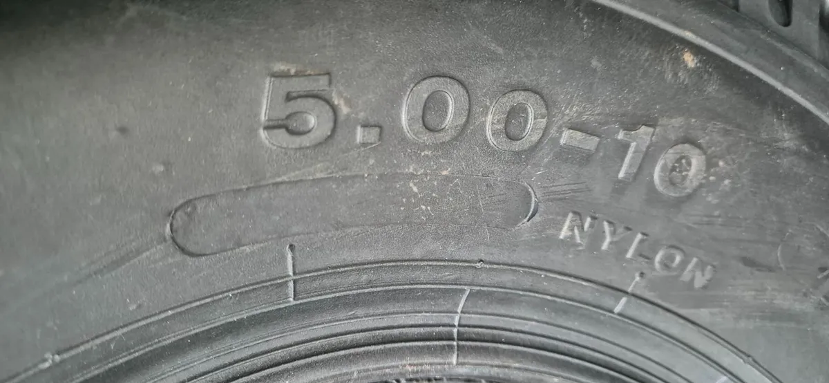 5.00x10 tyres €44 each - Image 2