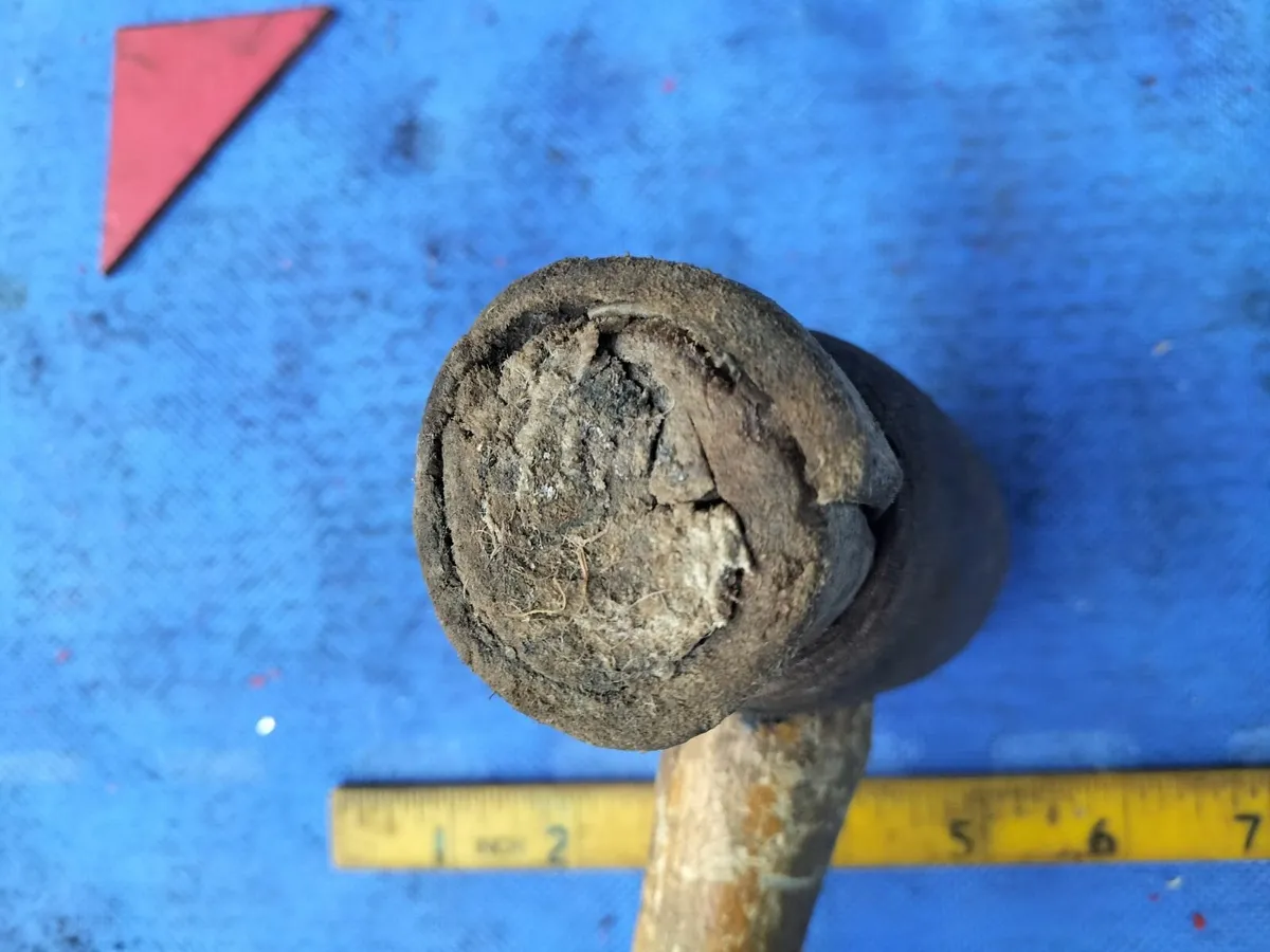 Rawhide & Copper Hammer - Image 2