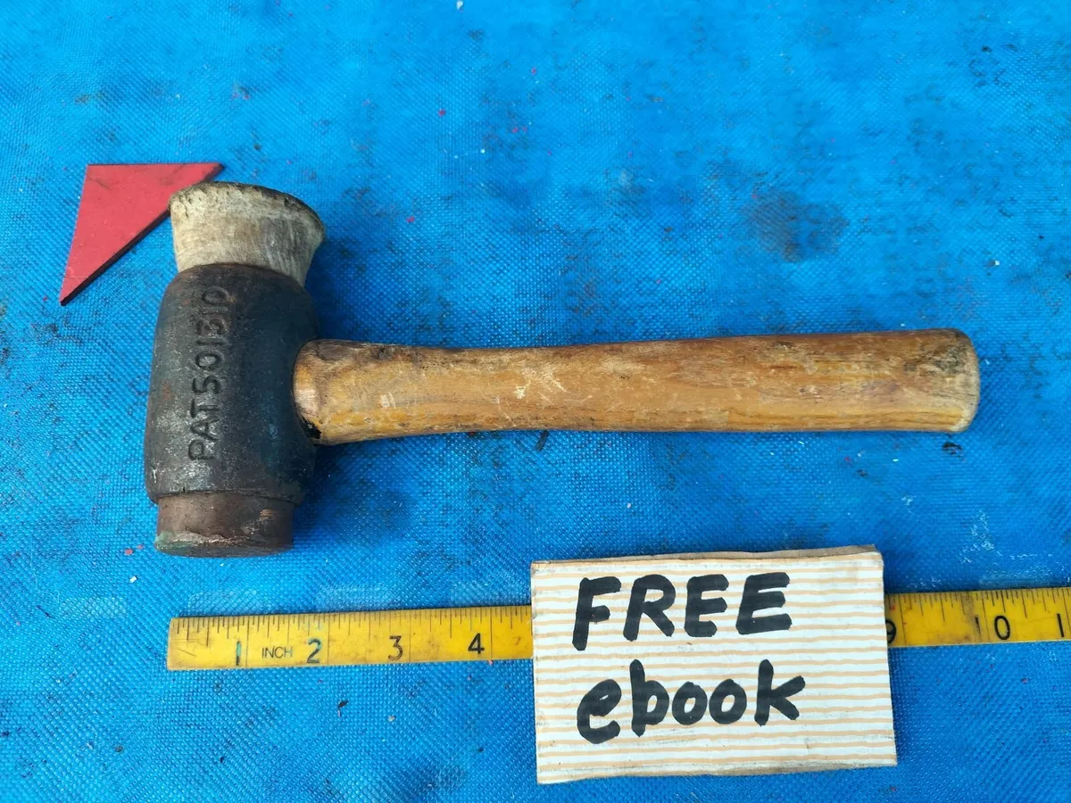 Rawhide & Copper Hammer - Image 1