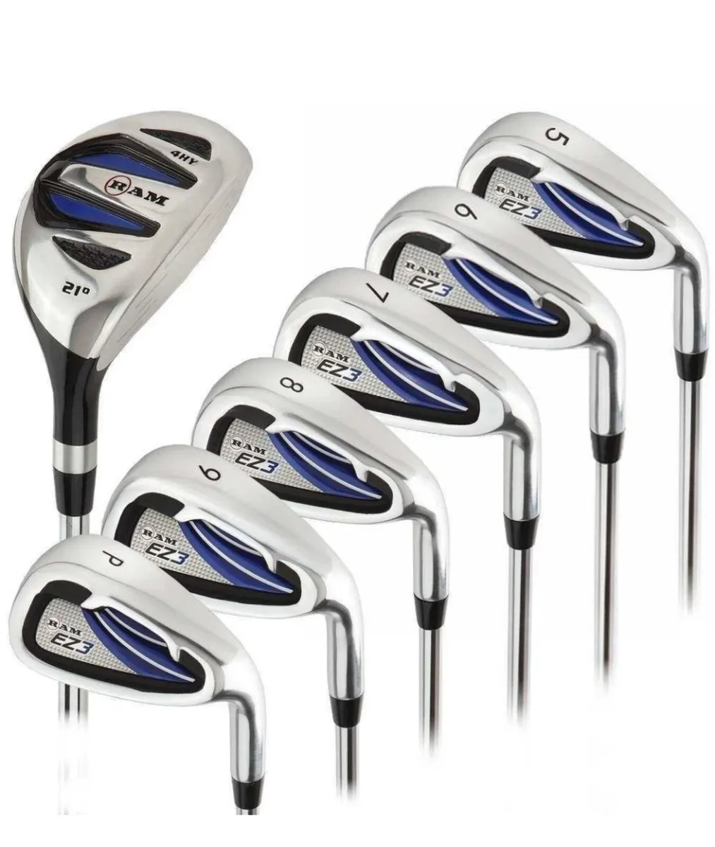 NEW Ram Golf Clubs EZ3 Mens Irons Set & Hybrid - Image 1