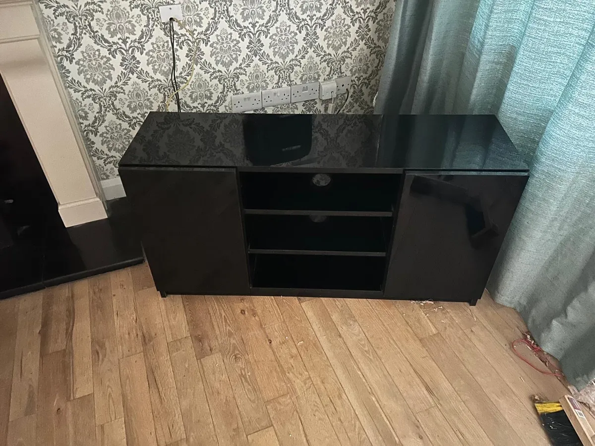 Black TV Unit - Image 1