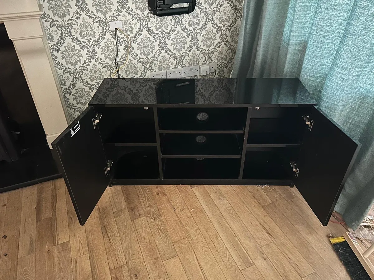 Black TV Unit - Image 2