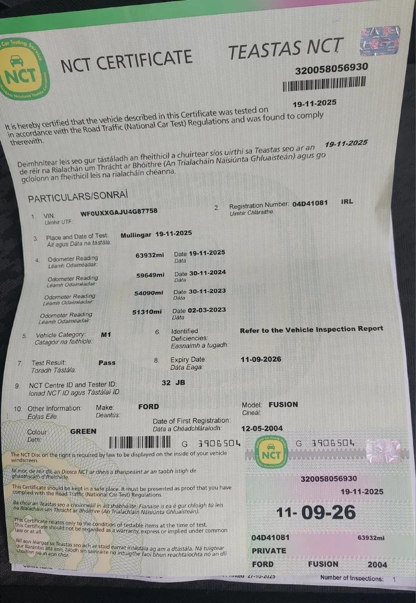 Ford Fusion 2004 - Image 1