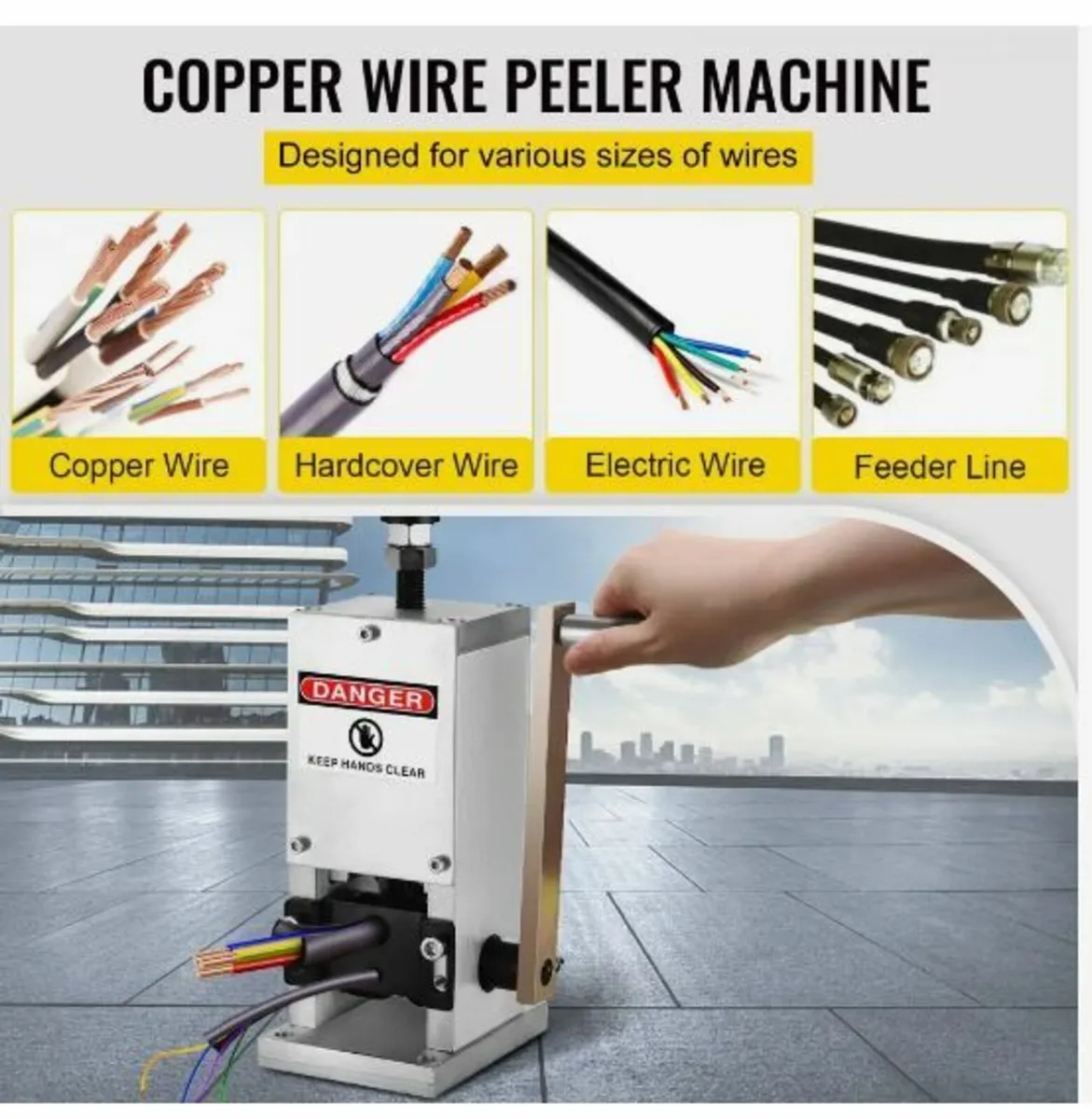 Wire Stripping Tool 1.5-25mm Cable Wire - Image 2