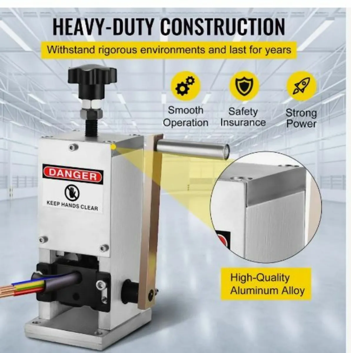 Wire Stripping Tool 1.5-25mm Cable Wire - Image 3