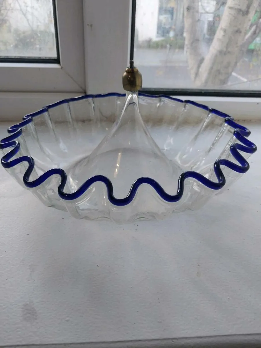 Vintage Glass Ceiling Light Shade - Image 1
