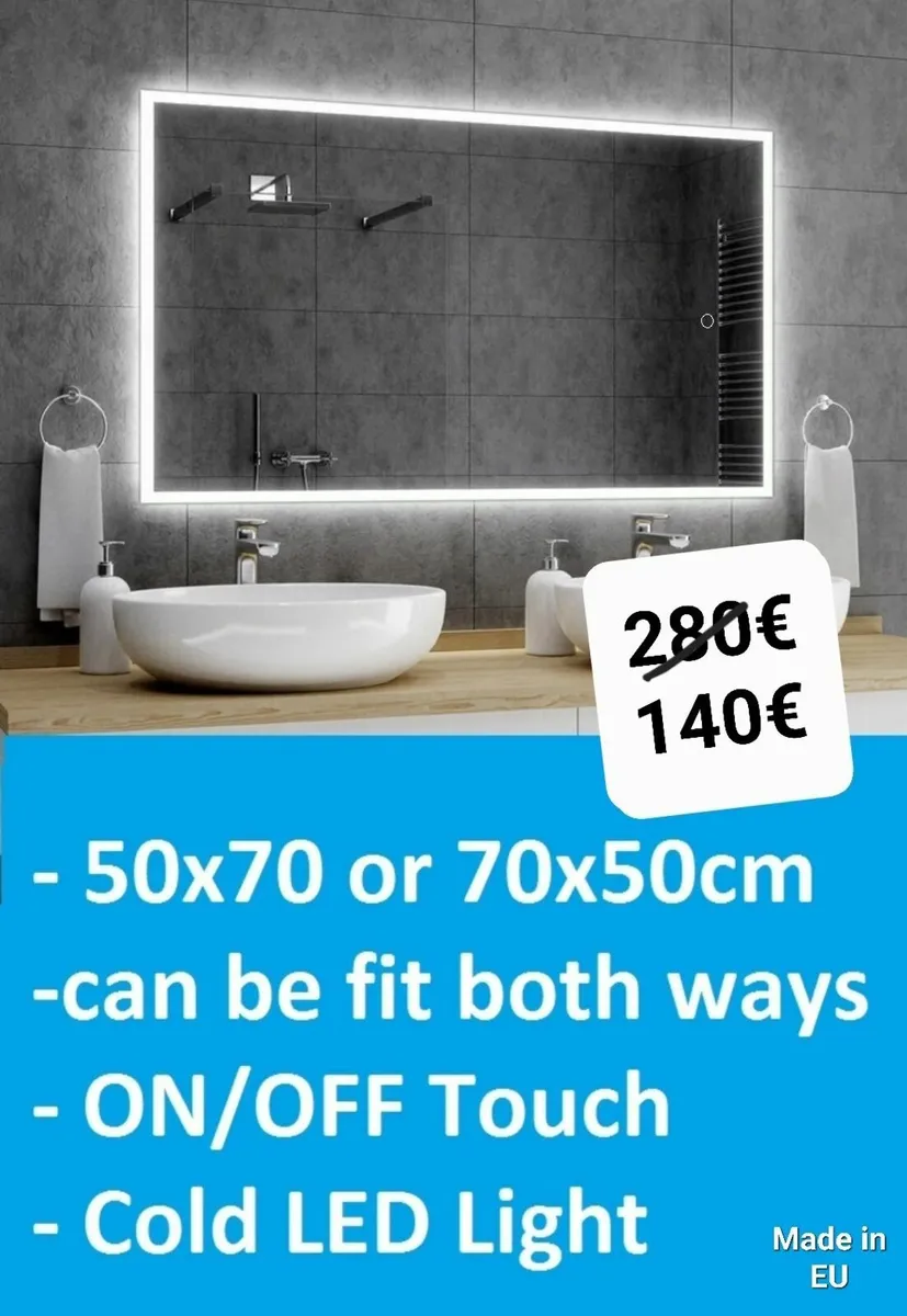 LED Bathroom Mirror - Image 1