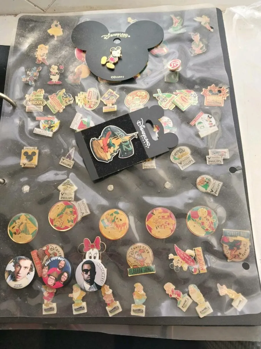 Huge Vintage Badge / Pin Collection 20 pages - Image 4