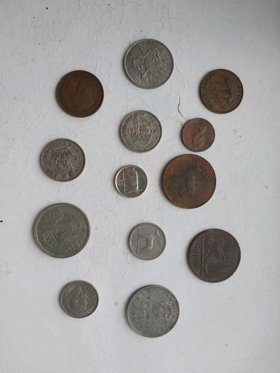 Vintage & Old Coins – Mixed Collection (Approx. 70