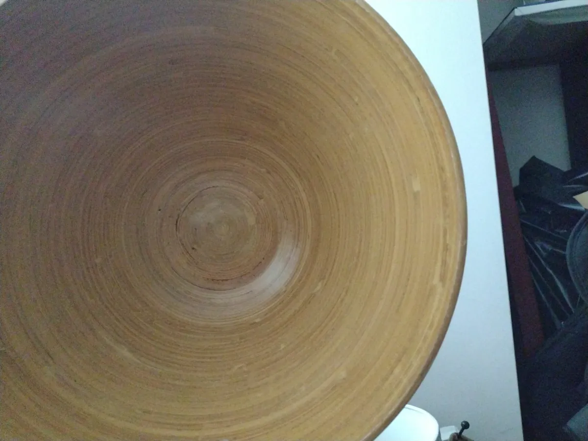 Large bamboo table bowl - Image 3