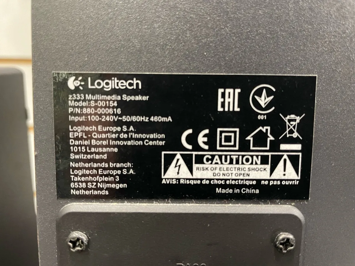 Logitech 2.1 System PC Speakers - Image 4