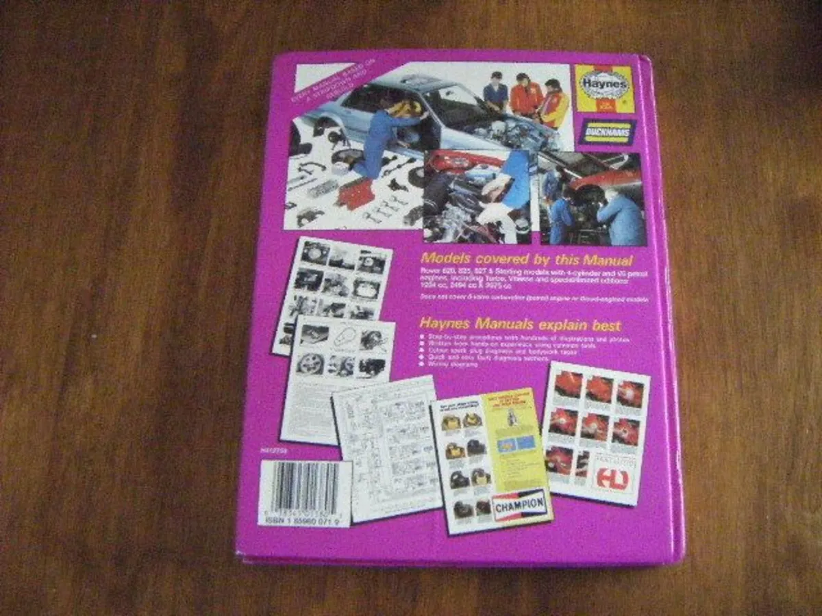 Rover 800  workshop manual - Image 2