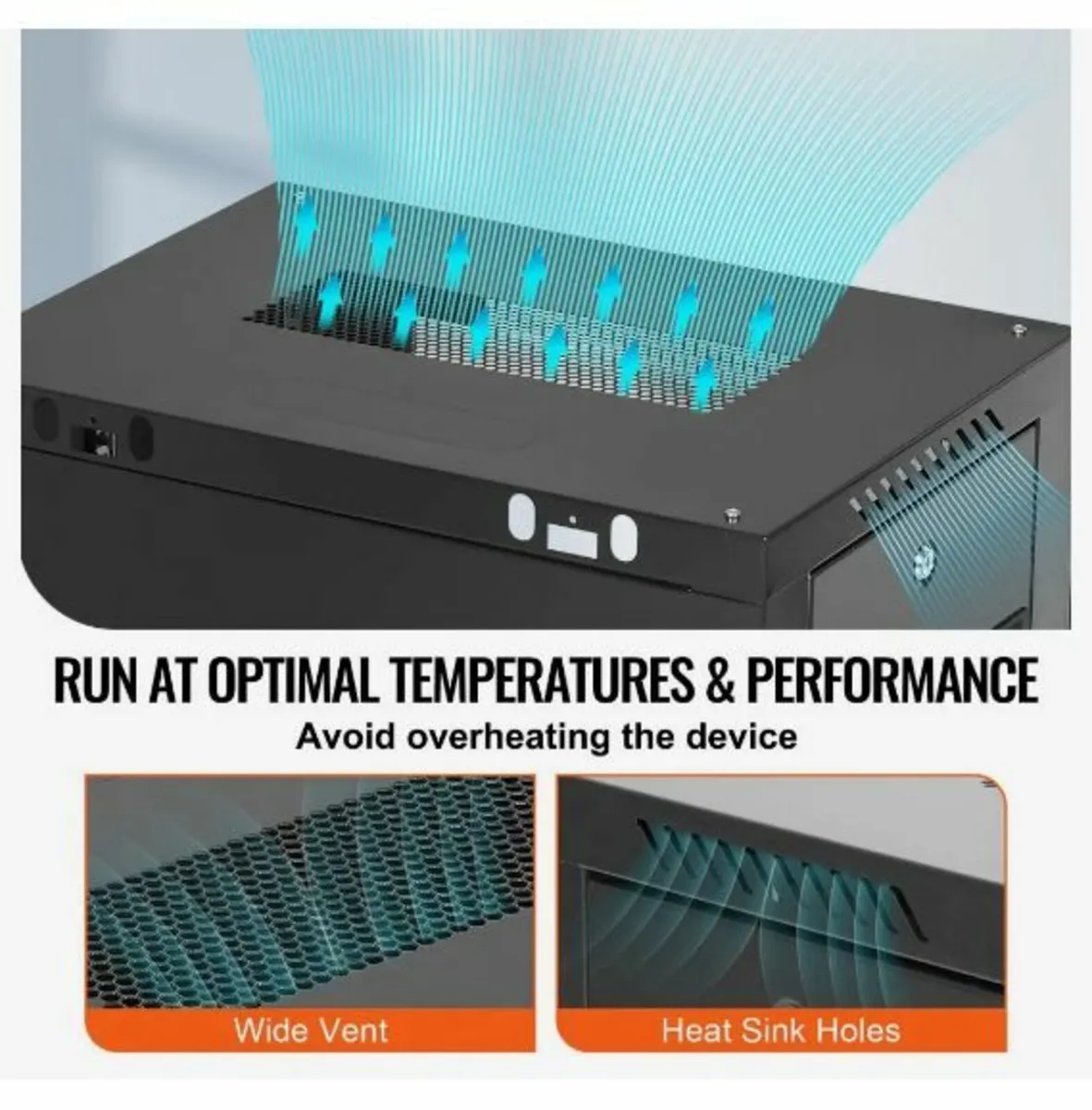 15U Wall Mount Network Server Rack Cabinet - Image 3