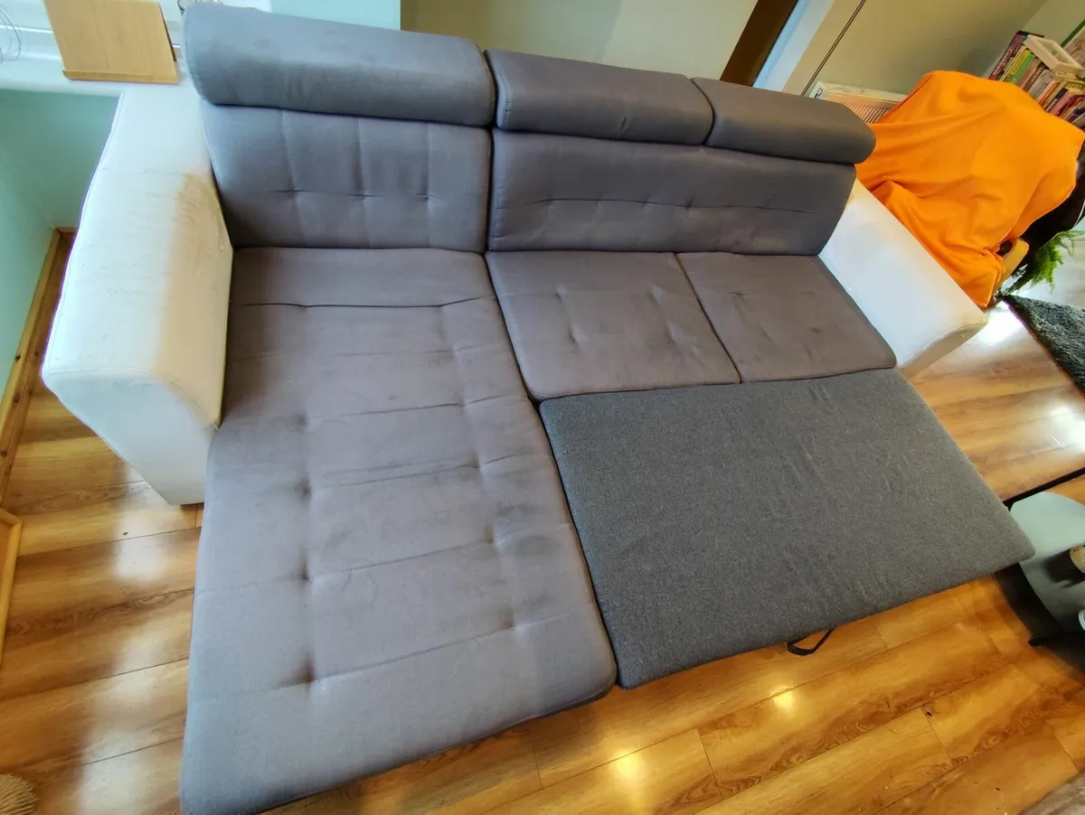 Sofa bed + 2 foodstool - Image 3