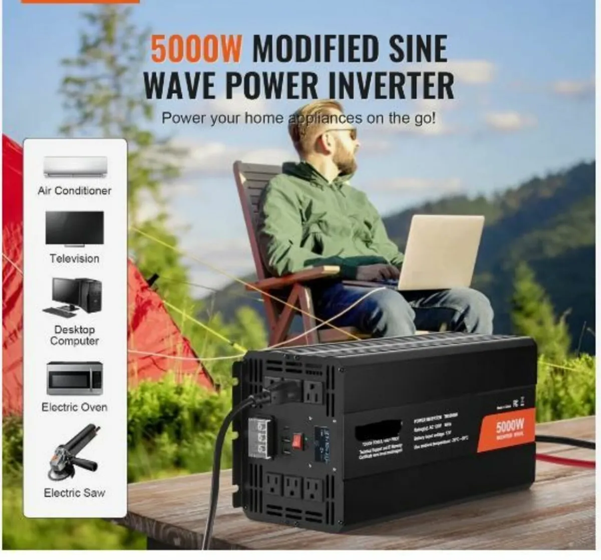Modified Sine Wave Inverter, 5000W - Image 2