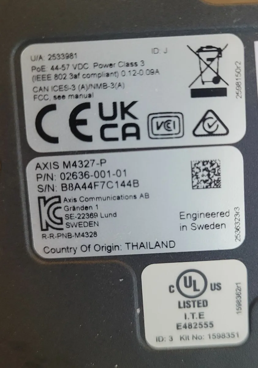 AXIS M4327-P 6 MP indoor fisheye White Panoramic - Image 4