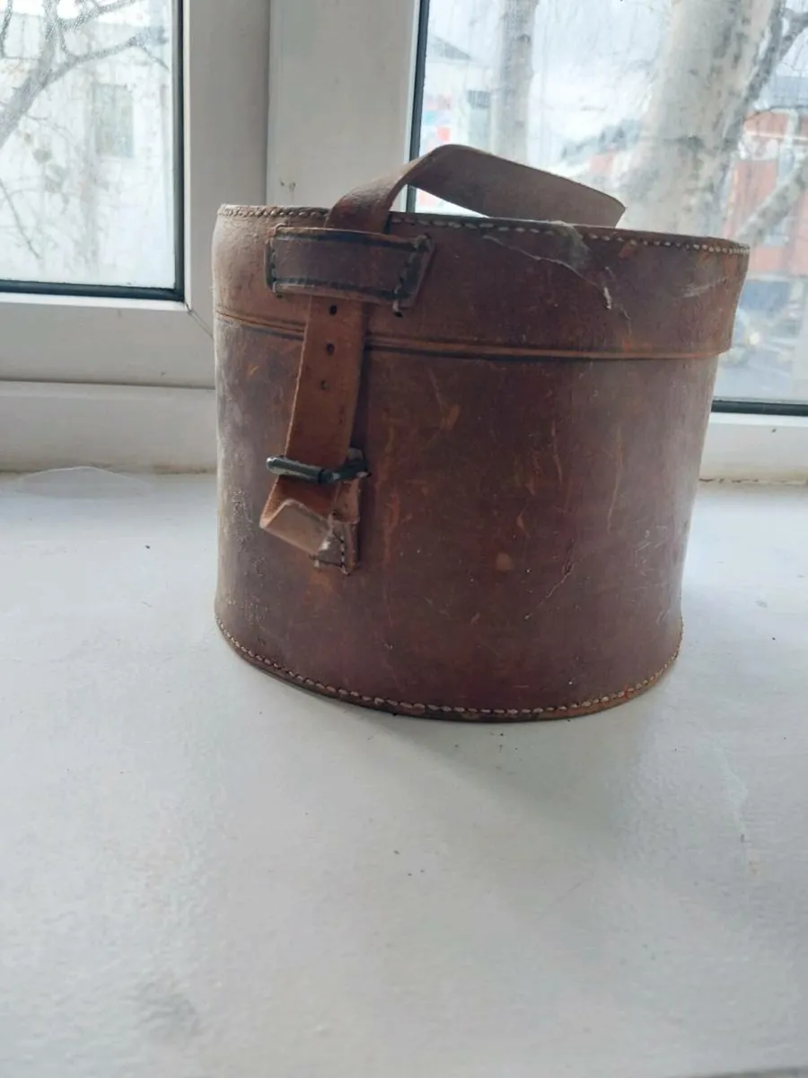 Vintage Leather Storage Case – Rustic, Antique Sty - Image 2
