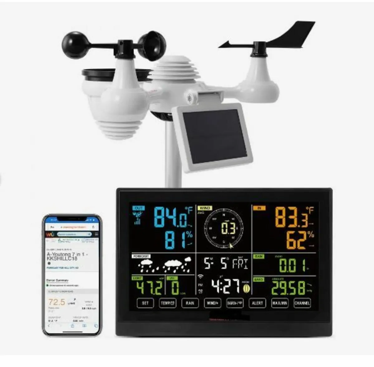 7-in-1 Wi-Fi Weather Station - Image 1