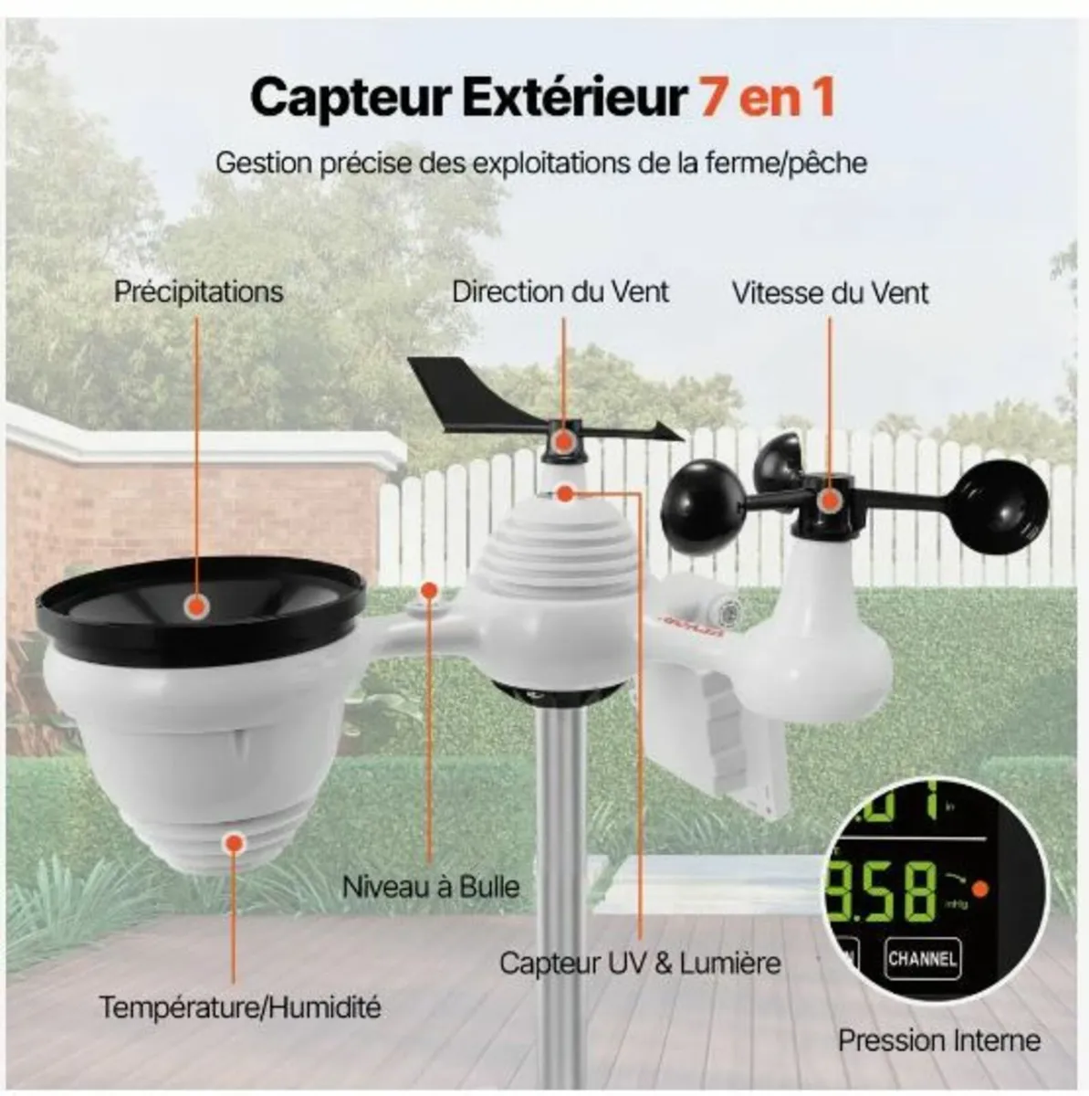 7-in-1 Wi-Fi Weather Station - Image 3