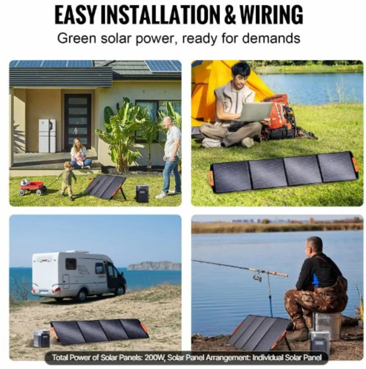 Portable Monocrystalline Solar Panel,200WFoldable - Image 3