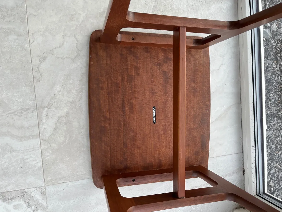 Mid-century Schreiber teak small table - Image 3