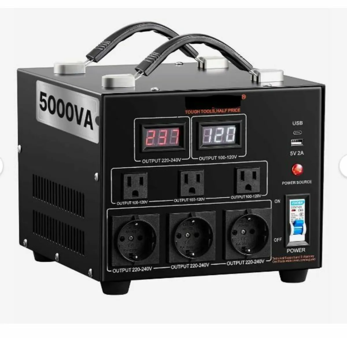 Voltage Converter Transformer, 5000VA - Image 1