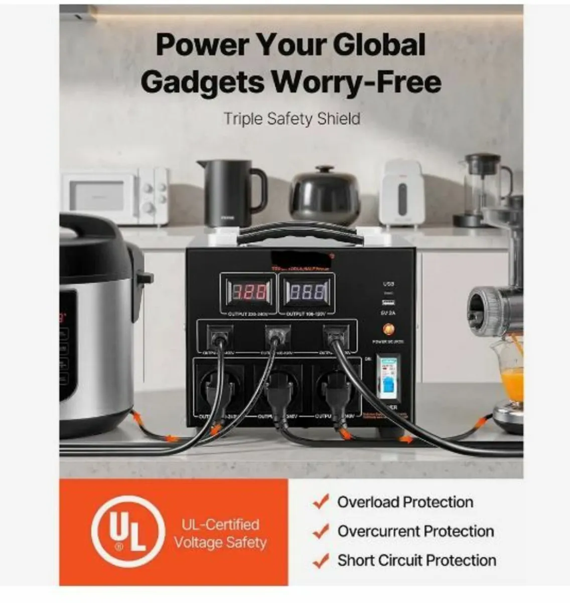 Voltage Converter Transformer, 5000VA - Image 3