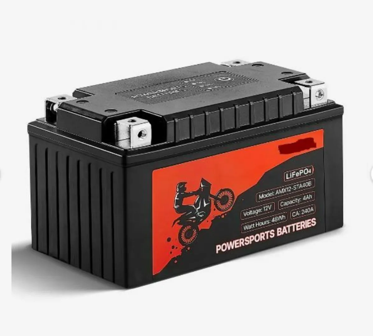 Motorcycle Battery, 12 Volt 4Ah - Image 1