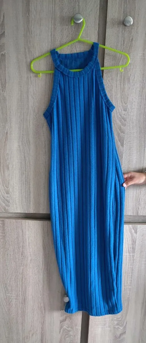 Blue dress never worn size fits Xs s. - Image 1