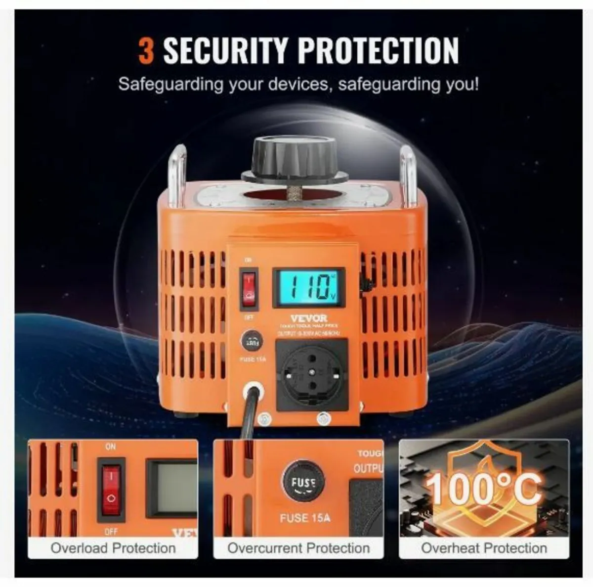 3000VA Auto Variable Voltage Transformer - Image 4