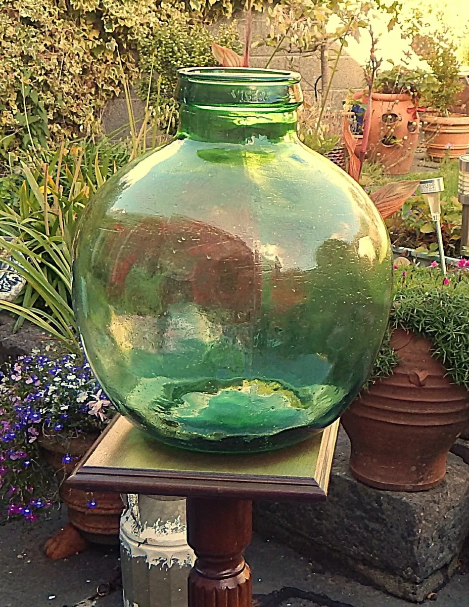 Large Vintage Viresa Glass Bottle/Demijohn c1970s - Image 4