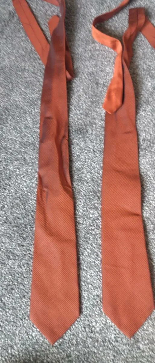 Rust colour tie .never worn - Image 1