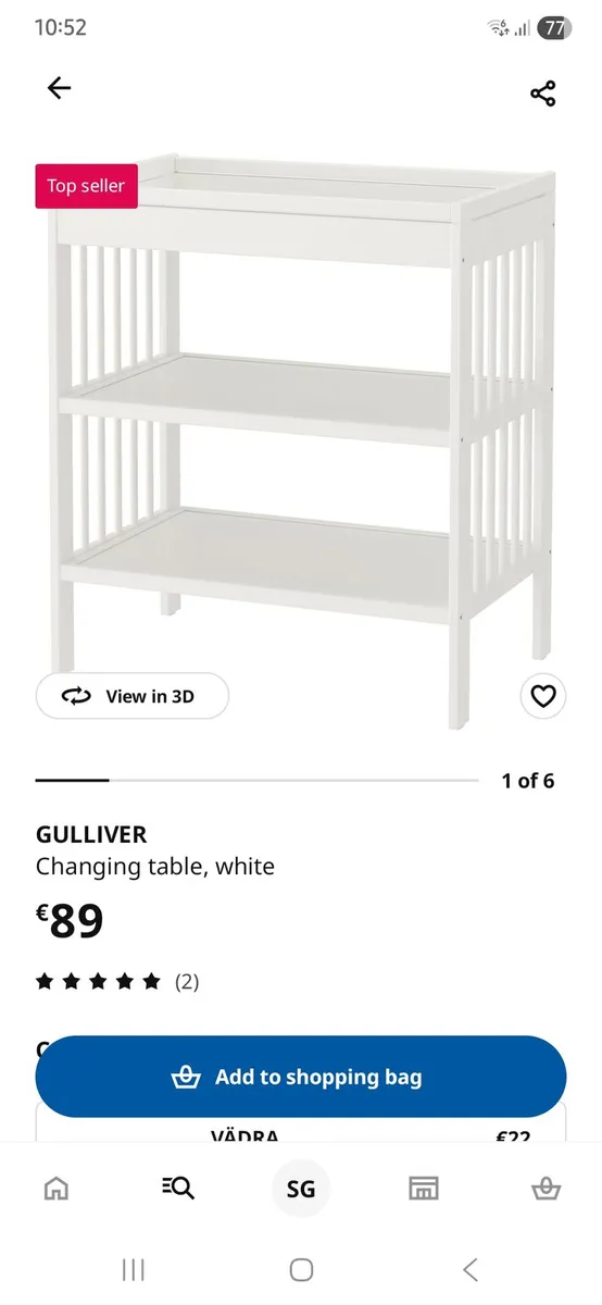 Baby Changing Table - Image 1