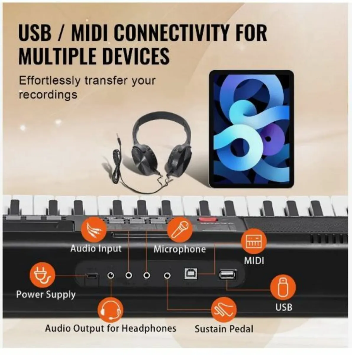 61 Key Digital Keyboard Piano - Image 4