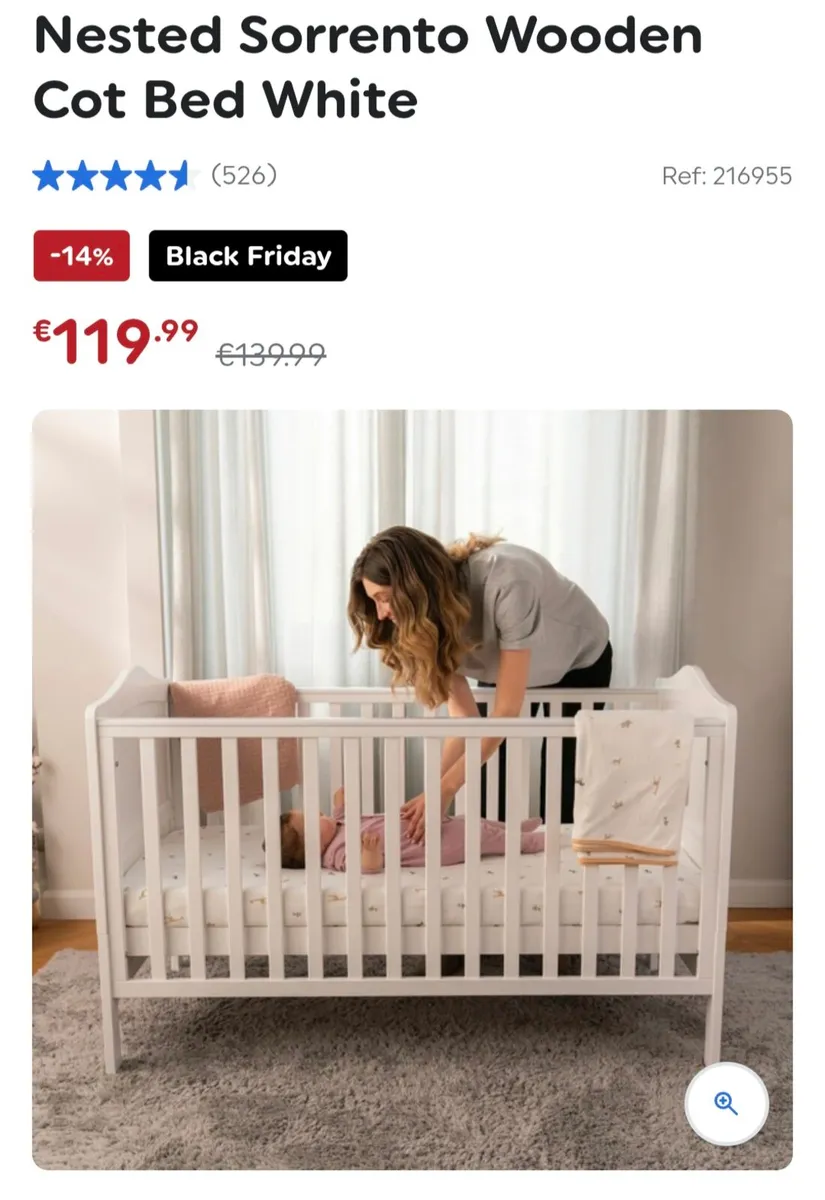 Sorrento cot bed - Image 2