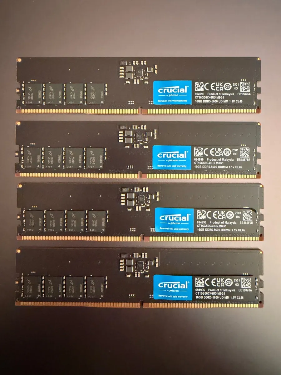 DDR5 RAM Modules 16Gb 64Gb - Image 1