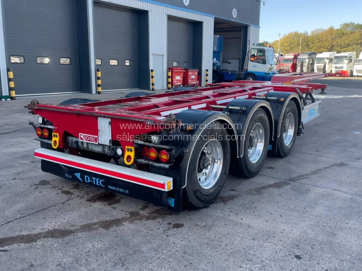 2022 D-TEC GOOSENECK SLIDING SKELETAL TRAILER - Image 3