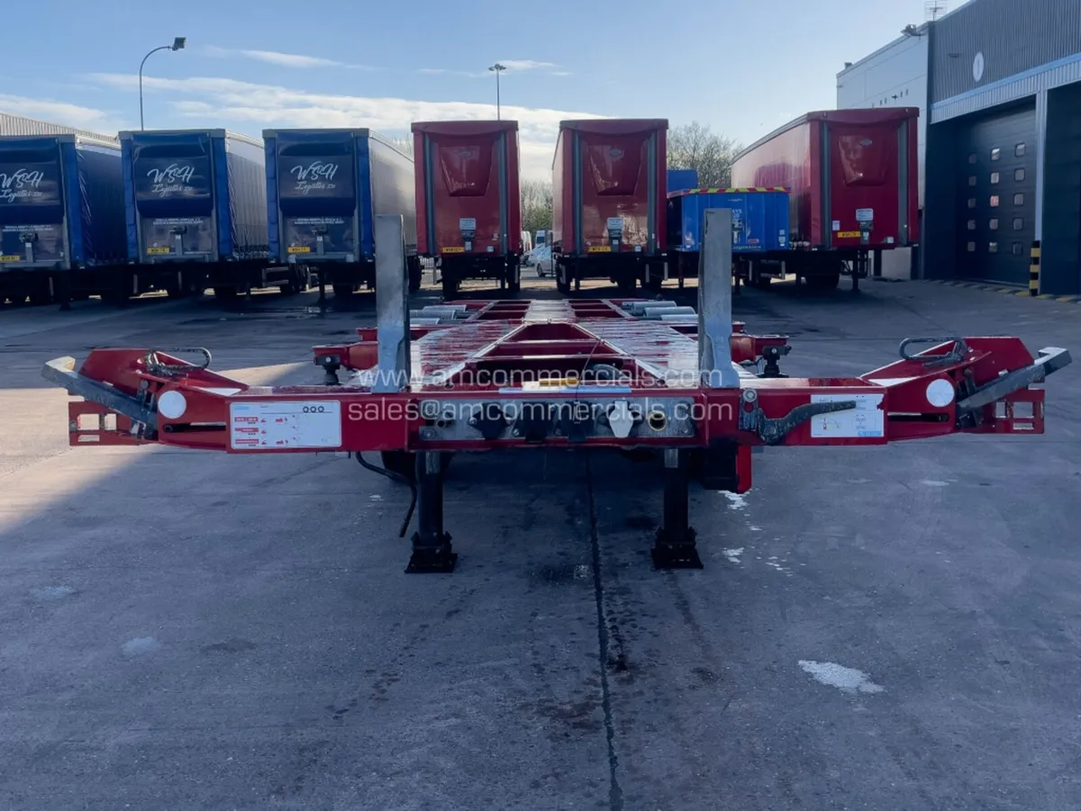 2022 D-TEC GOOSENECK SLIDING SKELETAL TRAILER - Image 4