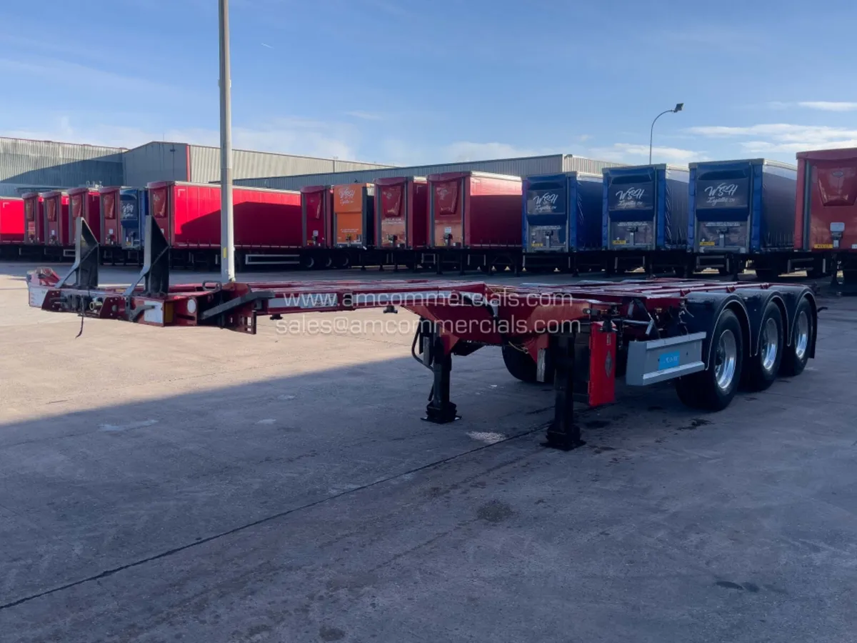 2022 D-TEC GOOSENECK SLIDING SKELETAL TRAILER - Image 2