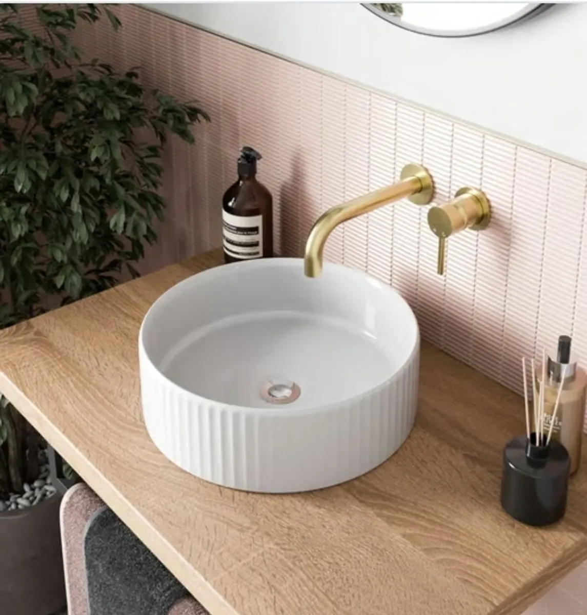 Bathroom Bowl Fluted - Image 3