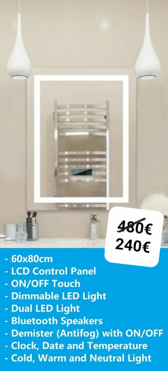 LED Bathroom Mirror - Image 1