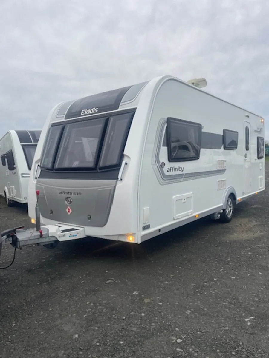 2017 Elddis Affinity 530 caravan with motor mover - Image 1