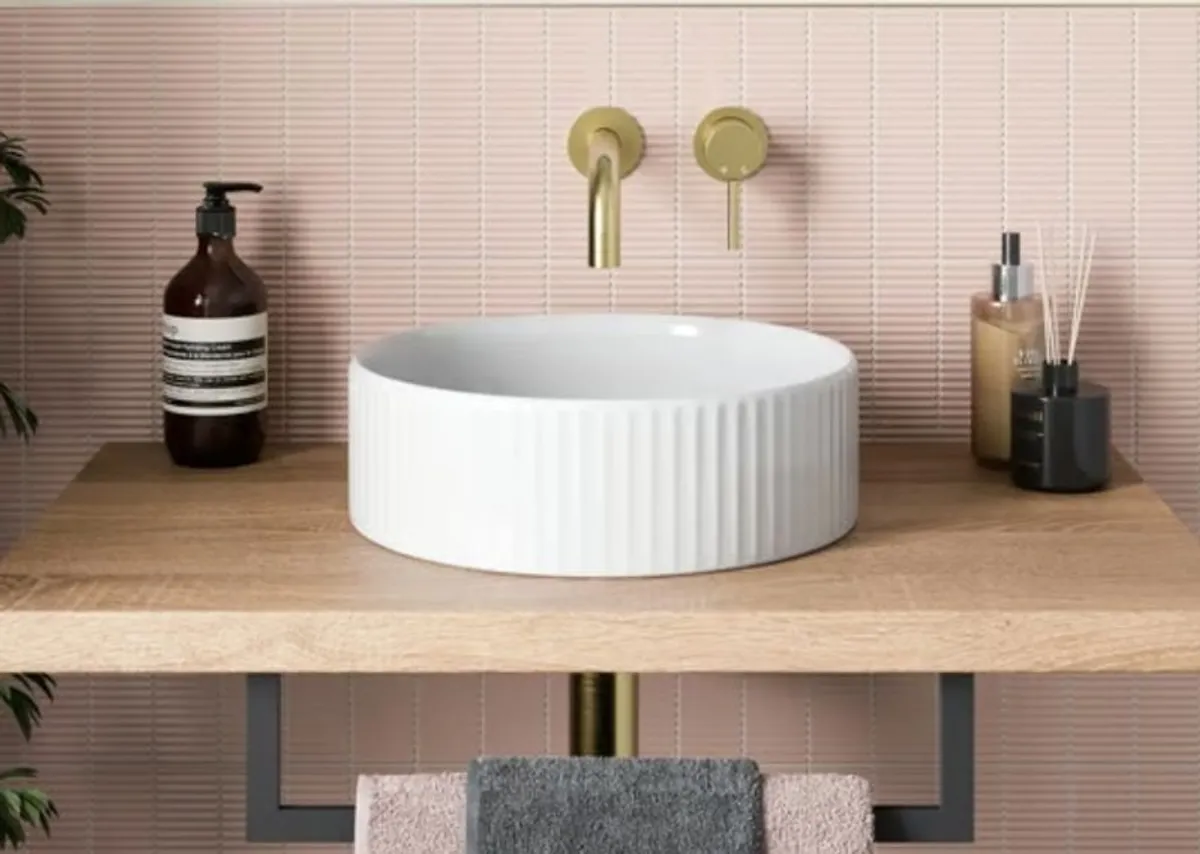 Bathroom Bowl Fluted - Image 1