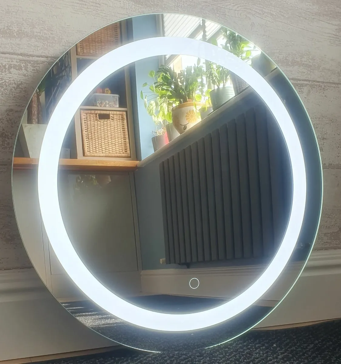 LED Bathroom Mirror 60x60cm Antifog Demister - Image 2