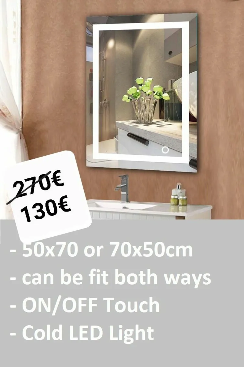 LED Bathroom Mirror - Image 1