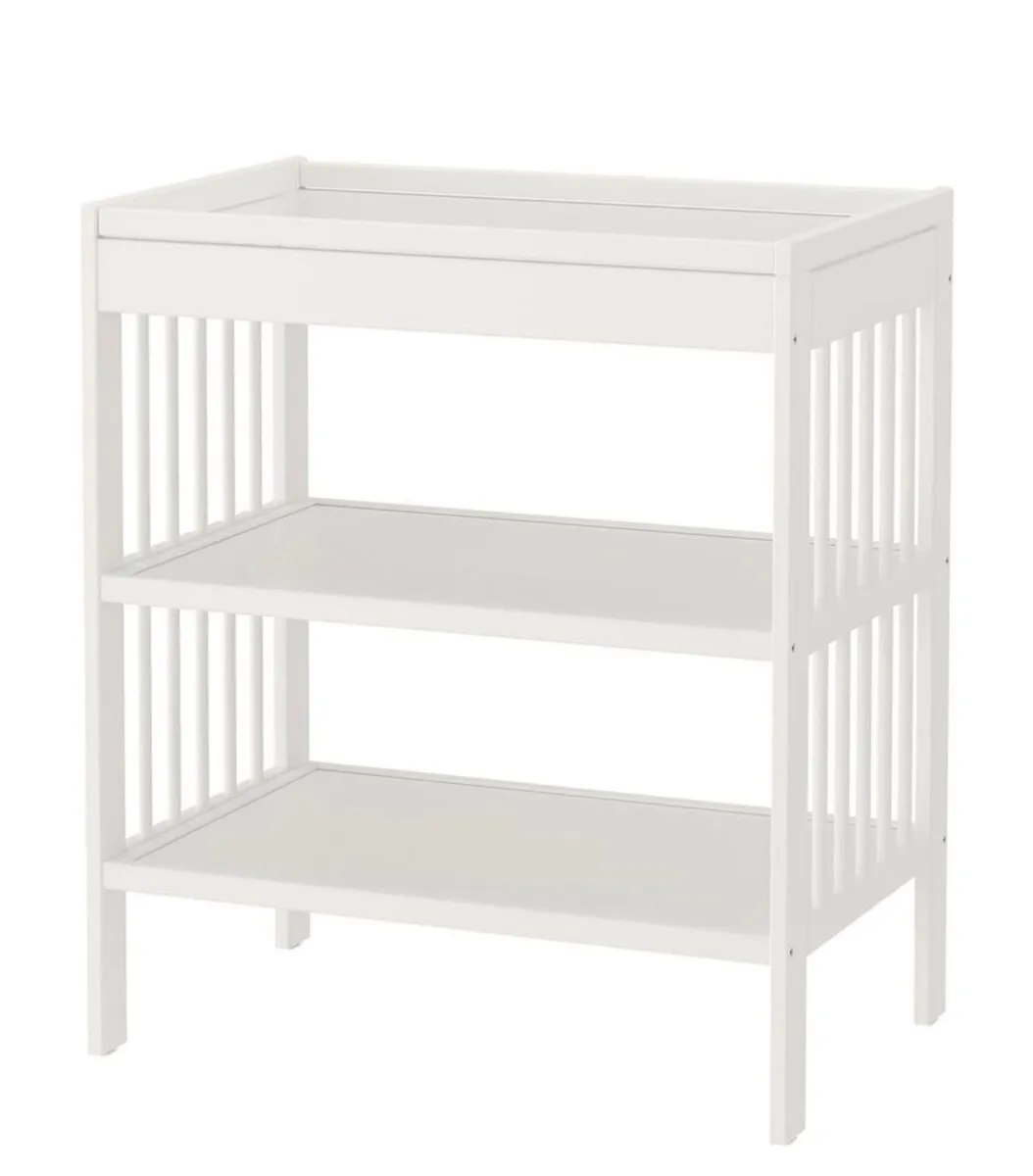 Selling diaper changing table, rarely used - Image 1