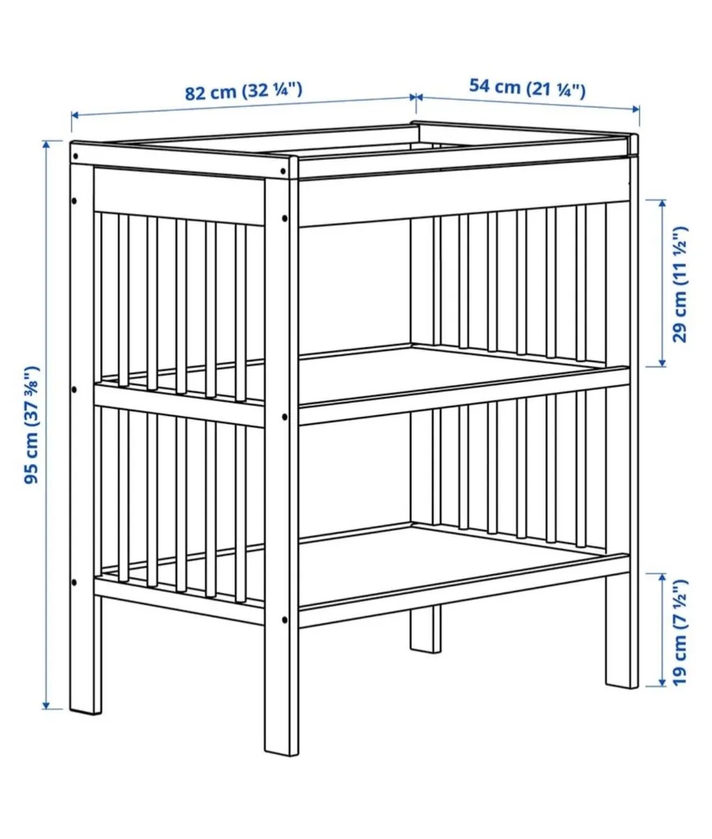Selling diaper changing table, rarely used - Image 2