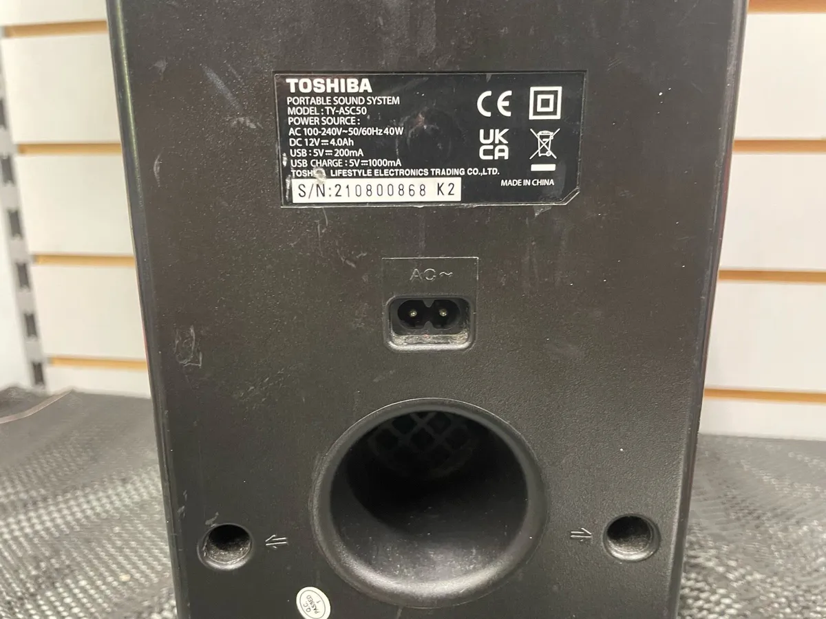 Toshiba Bluetooth Speaker - Image 3