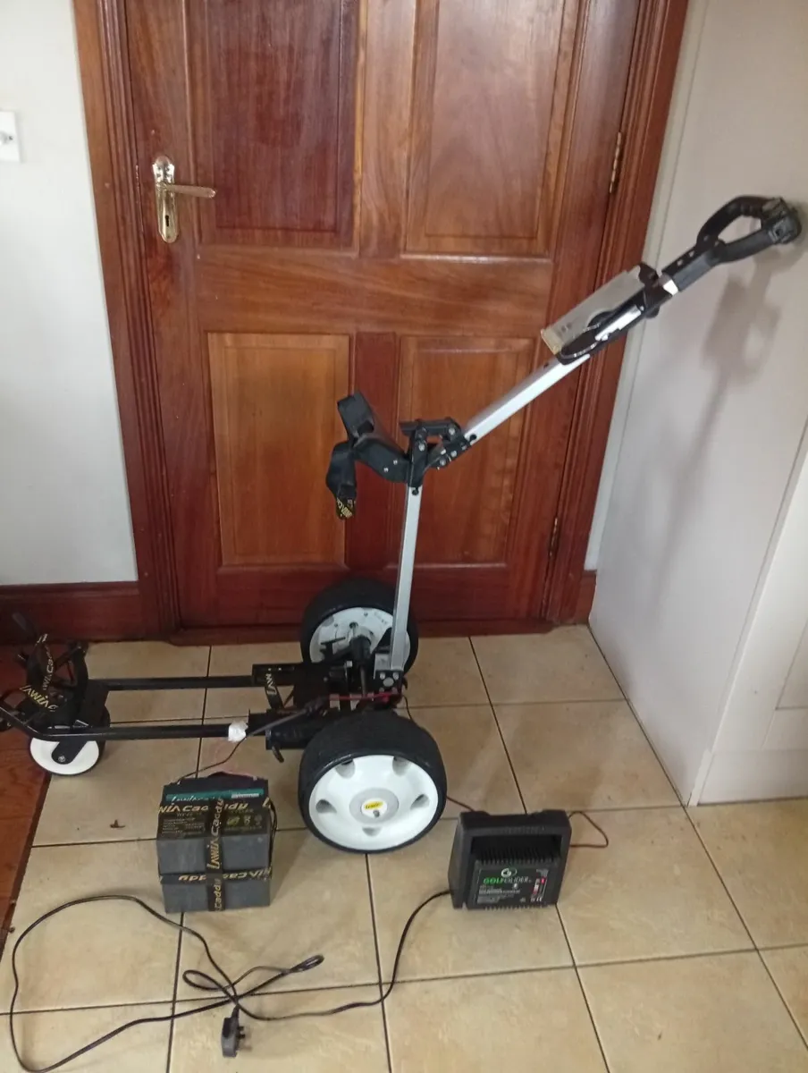 Electric Golf Trolley Complete with Battery/Charge - Image 1