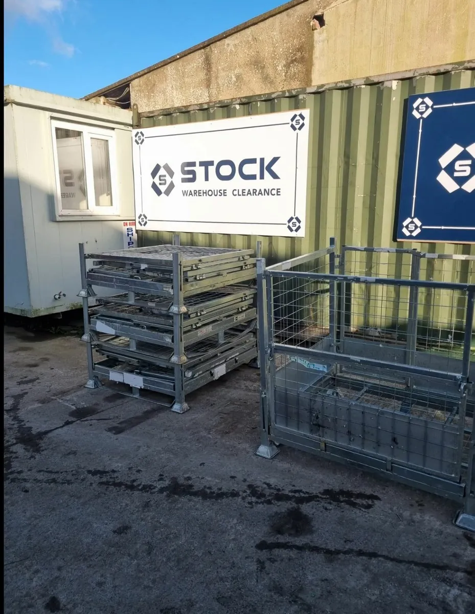 Heavy duty wire mesh pallet cage - Image 2